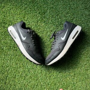 Nike Air Max 1 Golf Shoe Mens Size 11.5 Black and White